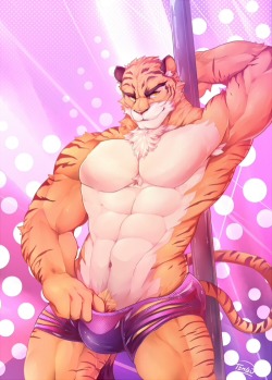 tengogo:  zootopia tiger dancer 