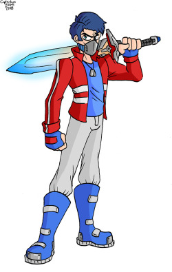 Optimus Prime as a human. I had an idea for a story about humanized