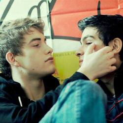 twoboysarebetter:  more cute gay couples at:http://twoboysarebetter.tumblr.com  â€œWith the slightest touch, you find you stop looking at that girl from English class and let your eyes drift over to me. All thoughts of her, of any girls, will vanish from