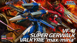 gunjap:  Hasegawa 1/72 VF-1J Super Gerwalk Valkyrie “Max/Miria”: