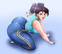 oki-doki-oppai: Chun-Li Booty - Commission   Commissions are