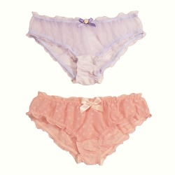 sugarlacelingerie:  Just listed these adorable undies on my etsy