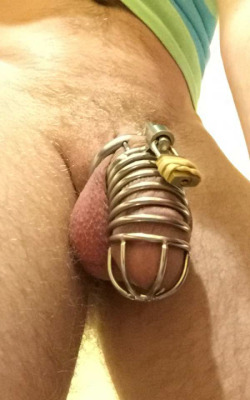 bdsmboy26: This boy wanted to experience being locked in chastity