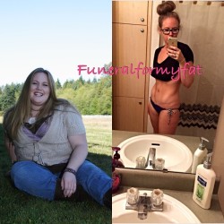 funeralformyfat:Spray tans and progress pics ☀️💕  #weightloss