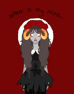 shimmymyjimmies:  baby’s first real homestuck fanart aw  aradia