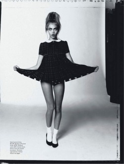 jai-by-joshua:  Cara Delevingne by David Bailey for Vogue Australia 