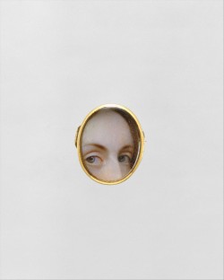 socksatops: Unknown Artist. Lover’s Eyes. 1840. Metropolitan