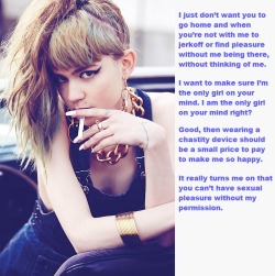 Grimes/Claire Boucher talking her boyfriend into letting her