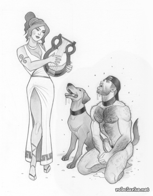 adogandponyshow:  Circe and her animals: The Whole MegillahI started this series after I got a commission request from a cute straight boy who wanted a drawing of his girlfriend turning him into a pig. I didn’t do the commission, but I was turned-on