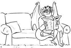 mistrel-fox:  Monsterfalls AU comic~in which Sphinxford is a