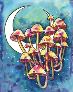 thelookingglassgallery:  “Mushroom Patch” by Samantha