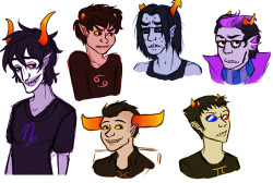 started off drawing gamzee….. and then i drew the rest