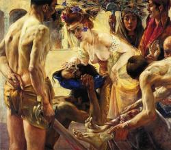 classic-art: Salome, Second Version Lovis Corinth, 1900 