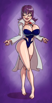 phazyn:  Here’s today’s pinup, Professor Ivy from the Pokémon