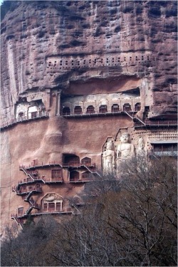 vwillas8:  Maytszishan Caves 7000 Buddhist sculptures & 1000