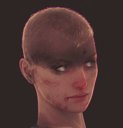 ameermagdy:  Furiosa. model from Daz3d. makeup/hair in Photoshop.