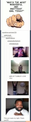 itsstuckyinmyhead:  The Men of Tumblr