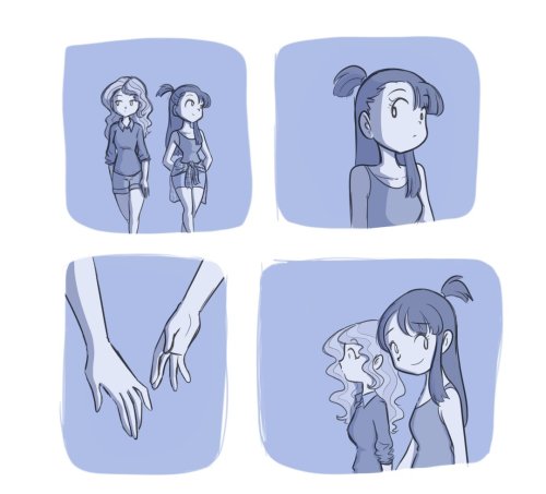 wholesomeyuri:  ✧･ﾟ: *✧ Handholding Diakko ✧ *:･ﾟ✧