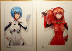 omar-dogan:  #ayanamirei #asukalangley #evangelion   ! Here are