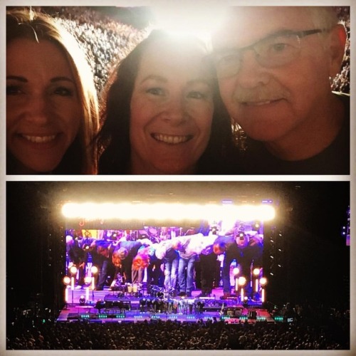 <p>Last night was a magical, musical, once-in-a-lifetime experience. (I’m not sitting in Bridgestone crying while James Taylor and Bonnie Raitt sing Close Your Eyes. You are.) I’m so grateful to have shared it with my beautiful best friend and my fabulous father-in-law. Not gonna lie though. I could have used, like, two more fiddle solos because Andrea Zonn. #nashville #jamestaylor #bonnieraitt #legends  (at Bridgestone Arena)</p>