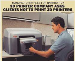 peterpayne:The death of the 3D printer industry. http://ift.tt/17kAMUA