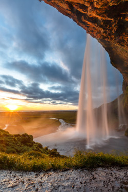 sundxwn:  Seljalandsfoss - Iceland by Ágúst Bjarnason 