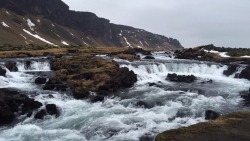 preraphaelight: Iceland day five: a mini but wide waterfall on