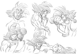   Anonymous said to funsexydragonball: Have you ever drawn Goku