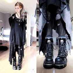 psychara:  Today’s school outfit! Soooo happy with my thrifted