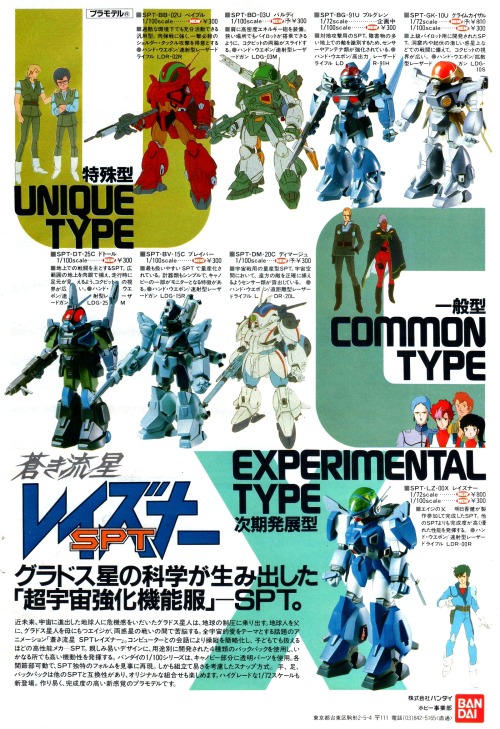 animarchive:    Blue Comet SPT Layzner   plamodels (Animage,