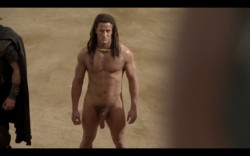 nakedactors:  Mike Edward full frontal naked in Spartacus