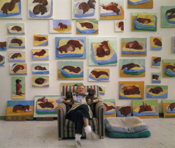 primary-yellow:  DAVID HOCKNEY: SOME VERY LARGE NEW PAINTINGS