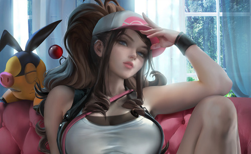sakimichan:   This term’s  lovely  pinup pieces. ;3 nsfw/sfw