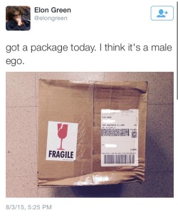 masculinityissofragile:  WHO YOU CALLING FRAGILE?!!!?!?