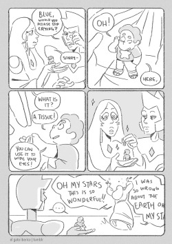 elgatoiberico:does blue diamond know about tissues?? handkerchiefs???