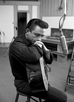 prime-northwest:  Johnny Cash during the recording of Ride This