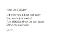 adeathinme:  Hold on Till May // Pierce the Veil 