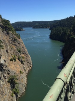 Stopped at deception pass on my way home from working , gorgeous