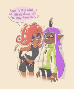 elisenel:  felt like drawing a sassy octo and added an inkling