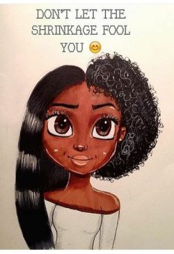 naptural2:  judithsnaturalhair:  I’m not fooled, are you?  