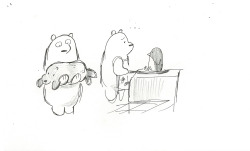 wedrawbears:  Some development sketches from the episode “BEAR