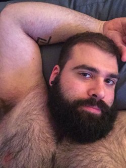 Handsome, hairy, sexy man - WOOF