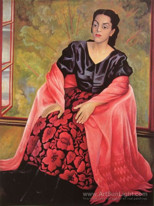 artist-rivera: Portrait of Evangelina Rivas de De la Chica, The