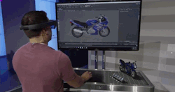 prostheticknowledge:  Autodesk Maya 3D HoloLens Demo at WPC Microsoft