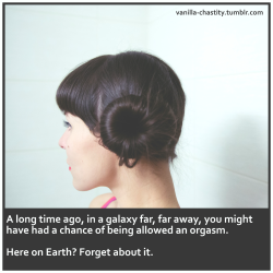 vanilla-chastity:  A long time ago, in a galaxy far, far away,