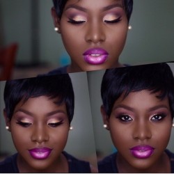 baetology:  hersheywrites:  nigerianwedding:  Beautiful makeup