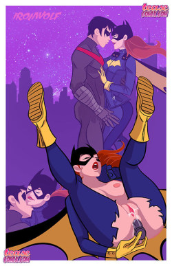 cartoon-porn-central:  Batgirl (DC) (Request)  1) Ironwolfxxx