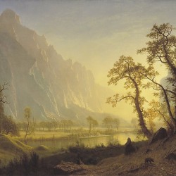 amon-carter-museum:  We think Albert Bierstadt’s “Sunrise,