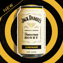 jackdanielsuk:  Jack Daniel’s Honey and lemonade. In a can.