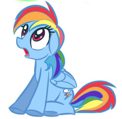 theponyartcollection:  Dash Pone by GSphere  D'aww <3